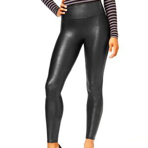 Spanx Faux Leather Leggings Small Black